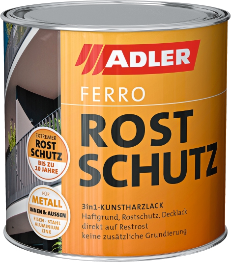 ADLER Rostschutz Ferro Oxidrot 2,5 l