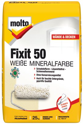 MOLTO Fixit 50 Weiße Mineralfarbe