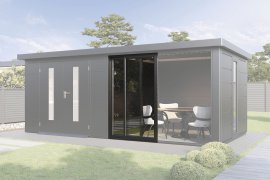 WOLFF FINNHAUS Schiebetür Anthrazit 30