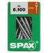 SPAX Schraube HIF Wirox 6x100 mm L 24 Stk.