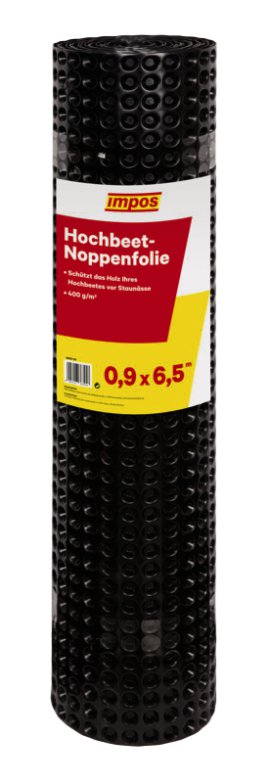 IMPOS Hochbeet-Noppenfolie 0,9x6,5 m