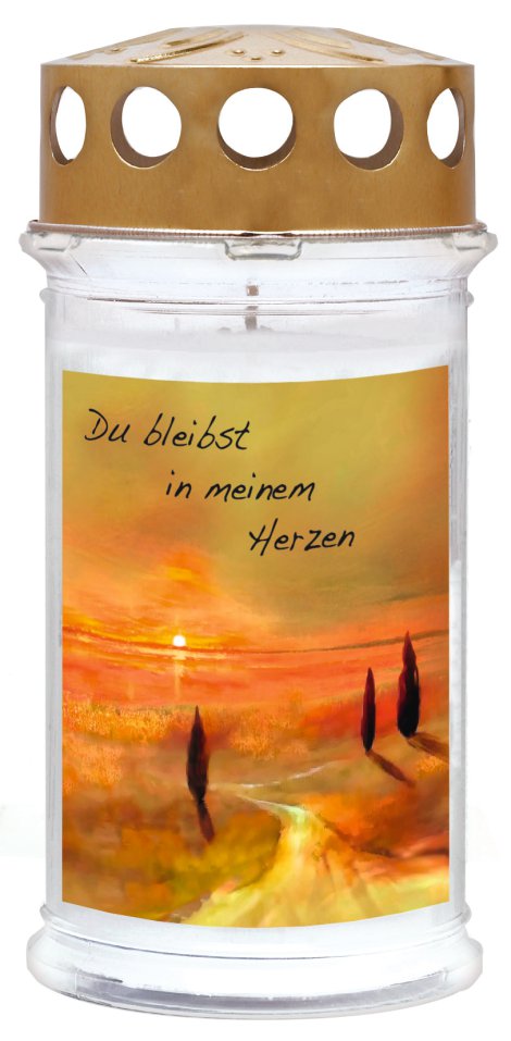 AMBROSIUS Grablicht Abendrot 5 Tage