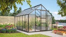 VITAVIA Gewächshaus Merkur HKP 4 mm Schwarz