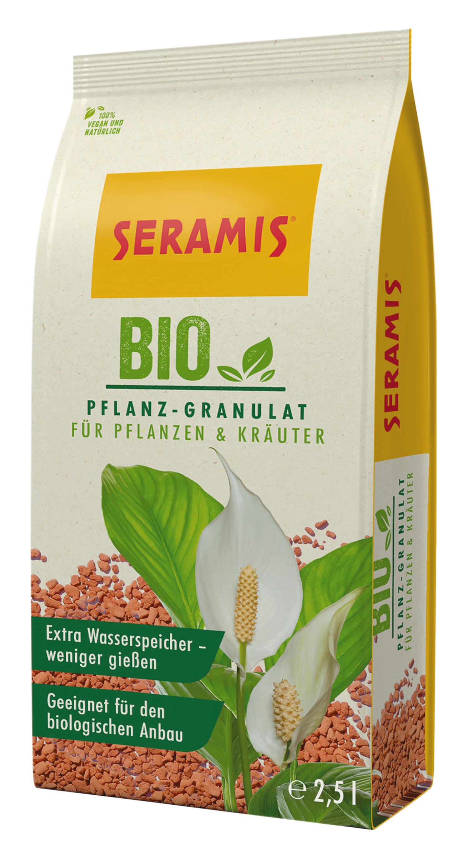 SERAMIS Bio-Pflanz-Granulat für Pflanzen und Kräuter
