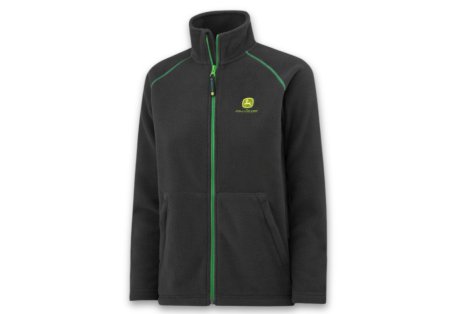 John Deere Kinder Fleece-Feldjacke Grün – Größe für 12 Jahre