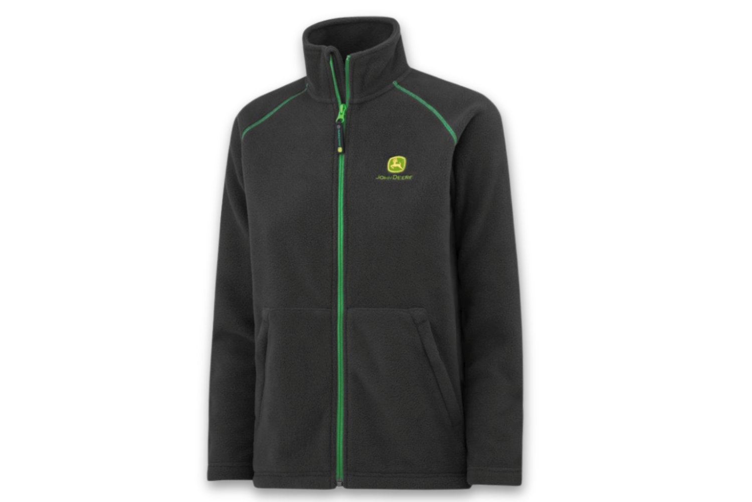 John Deere Kinder Fleece-Feldjacke Grün