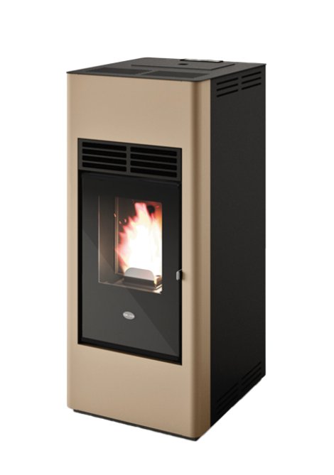 BLAZE Pelletofen Karina Tortora 8 kW Beige/Schwarz