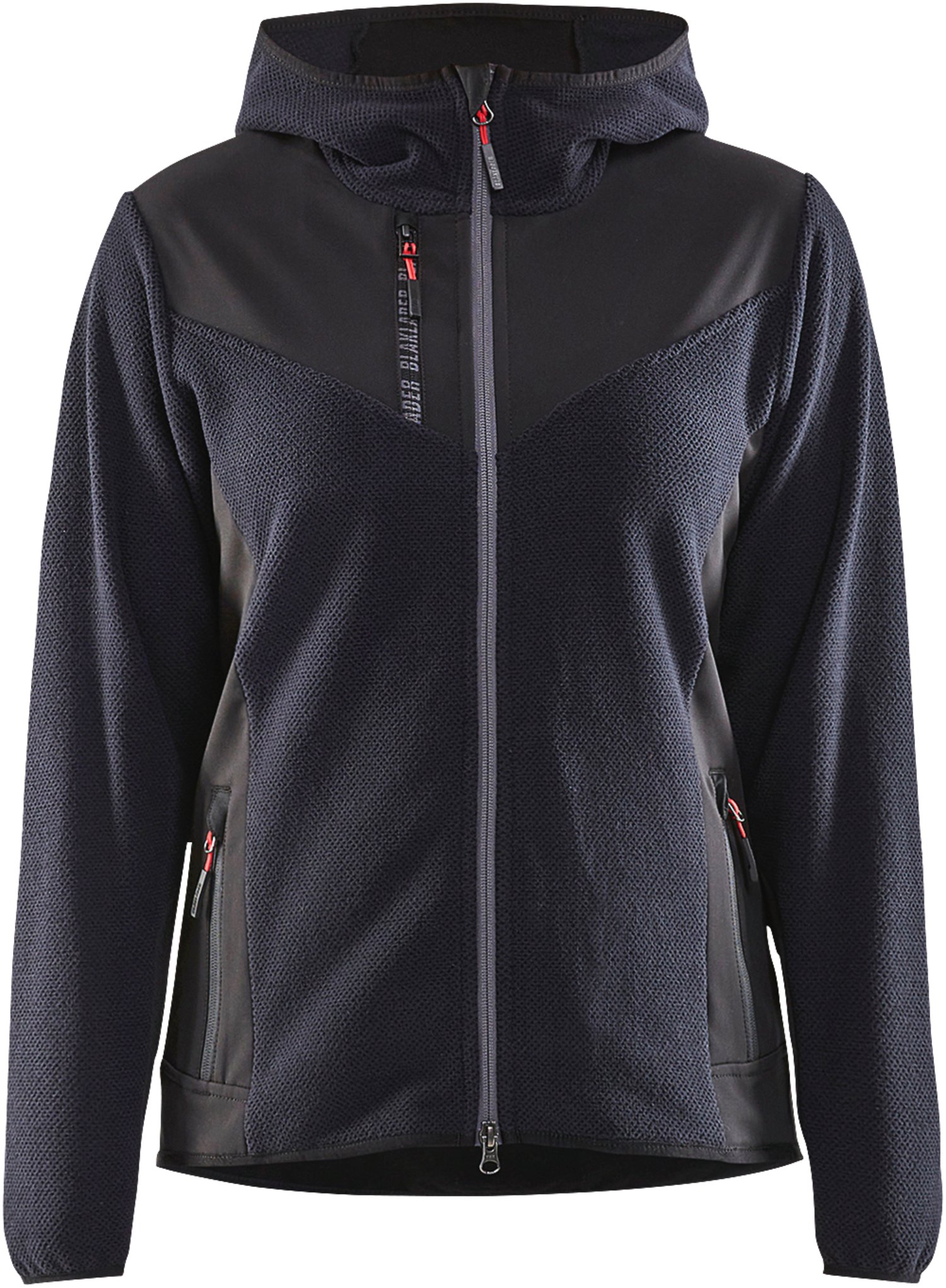 BLÅKLÄDER Strickjacke Damen dunkel-marineblau/schwarz
