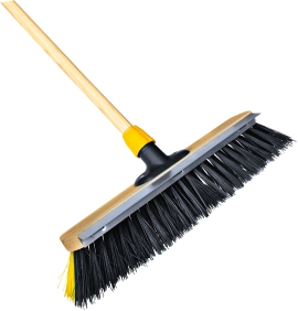 Gartenbesen grün/gelb