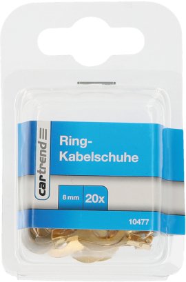 CARTREND Ring-Kabelschuh Blank M8 20 Stk.