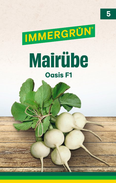 IMMERGRÜN Tütensamen Mairübe Oasis F1