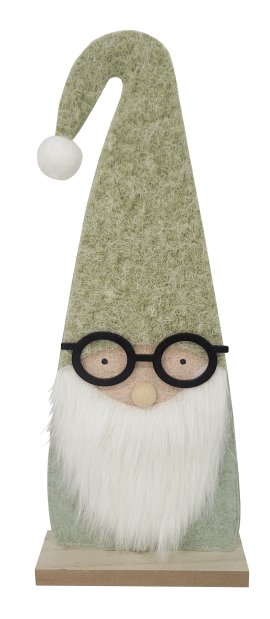 Dekofigur Wichtel mit Brille