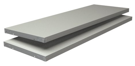 SCHULTE REGALWELT Fachboden PowerMax Weiß 100x35 cm, 2 Stk.