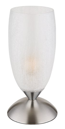 GLOBO Tischleuchte Auriga Nickel Verchromt 13x28 cm E14 W40 13x28 cm (⌀xH)