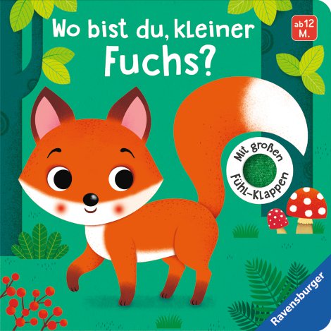 RAVENSBURGER Buch Wo bist du kleiner Fuchs mit Fühl-Klappen