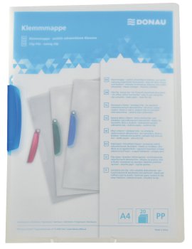 DONAU Clip-Mappe A4 Blau