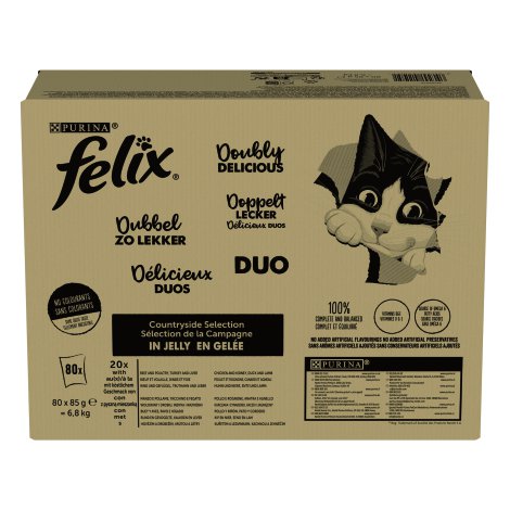 FELIX® Geschmacksvielfalt vom Land in Gelee 12x85 g