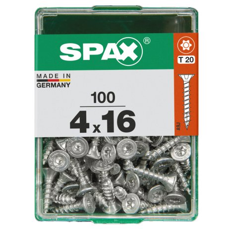 SPAX Schraube Senkkopf TRX 4,0x16 mm M100 Stk.