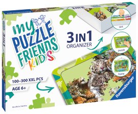 RAVENSBURGER 3in1 Organizer für Kinderpuzzle Grün