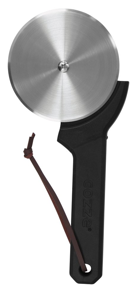 COZZE® Pizzaschneider mit Softgrip Ø 11 cm Schwarz/Silber