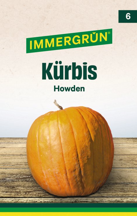 IMMERGRÜN Tütensamen Speisekürbis Howden