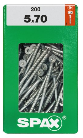 SPAX Schraube Senkkopf Torx 5,0 mm XXL