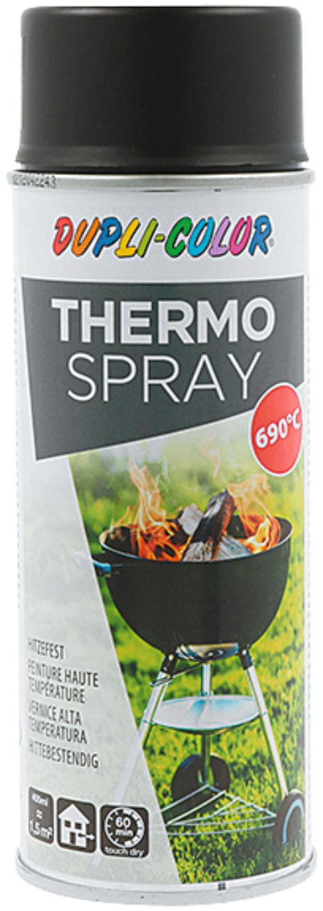 DUPLI-COLOR Hitzefest-Spray Schwarz 400 ml
