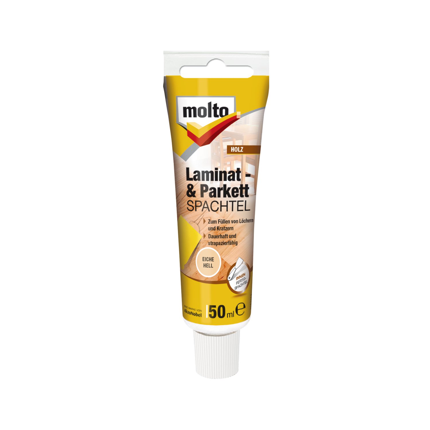 MOLTO Laminat & Parkett Spachtel Eiche Hell 50 ml