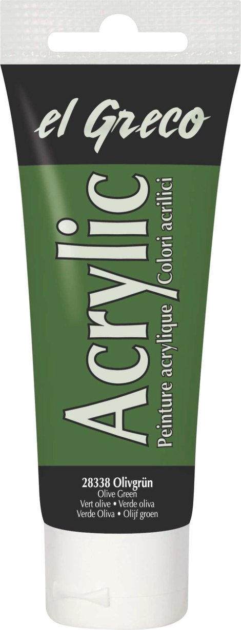KREUL Acrylfarbe el Greco Olivgrün 75 ml