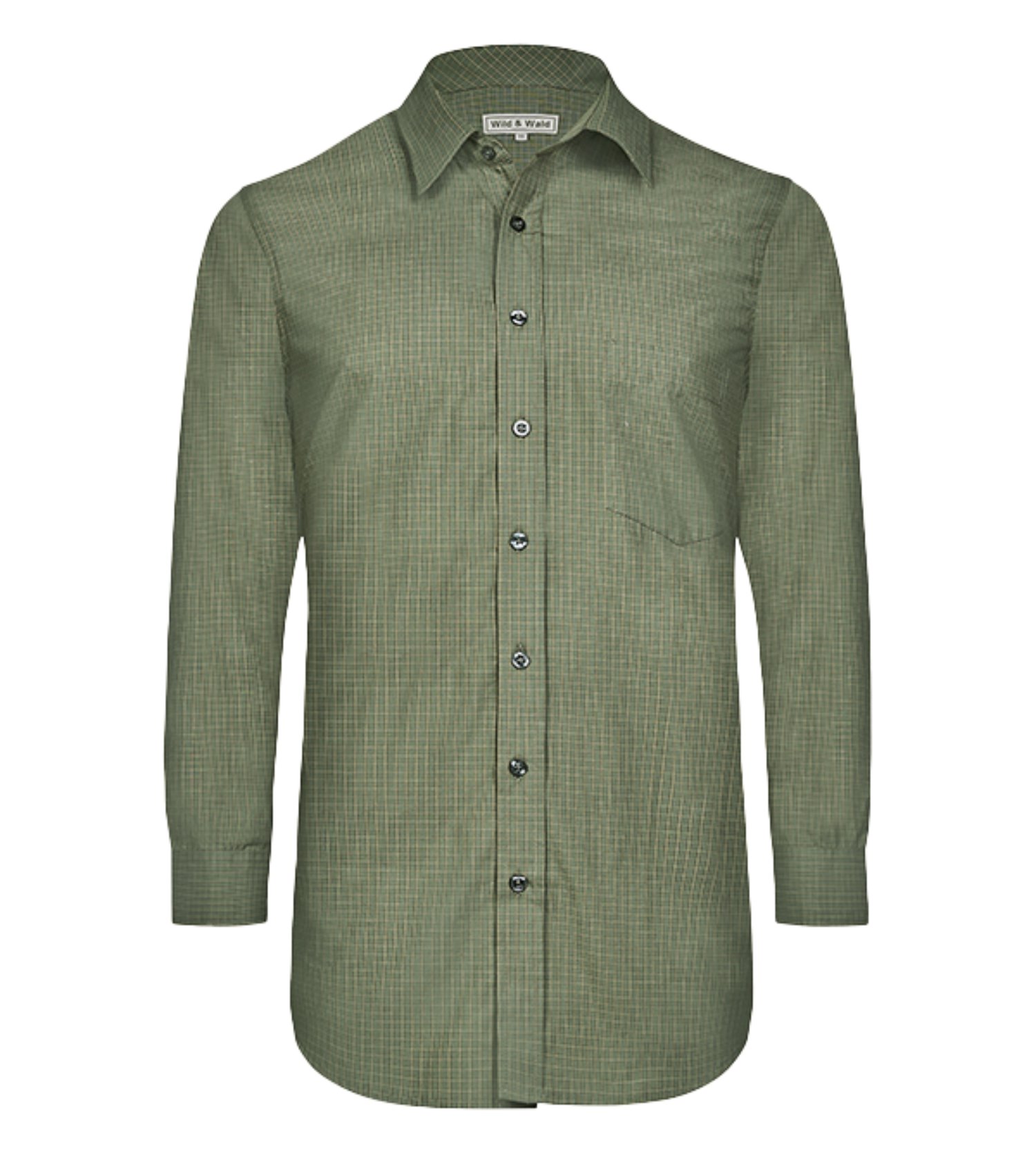 Wild & Wald Herren Langarm Jagdhemd Karmol