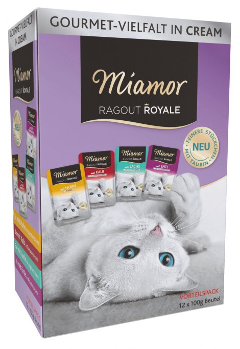 MIAMOR Katzennassfutter Ragout Cream Multibox 12x100 g