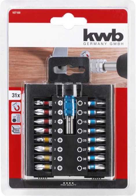 KWB Bit-Set Faltbox 31-tlg.