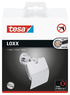 TESA WC-Papierrollenhalter Loxx mit Deckel