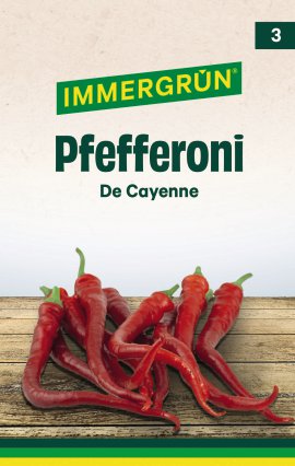 IMMERGRÜN Tütensamen Paprika Chili De Cayenne