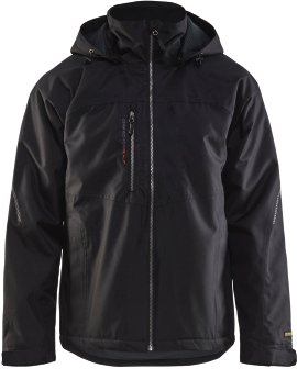 BLÅKLÄDER Softshell Jacke schwarz