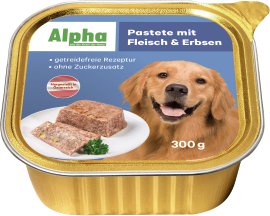 ALPHA Hunde-Nassfutter 4 Fleischsorten & Gemüse 9x300 g