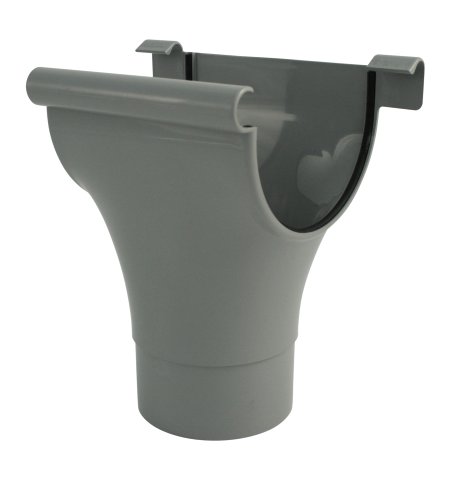 Rinnenablauf aus Kunststoff Grau NW 150 mm Ø 105