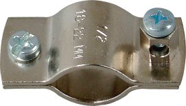 KOPP Erdungsrohrschelle Kupfer F1/2"