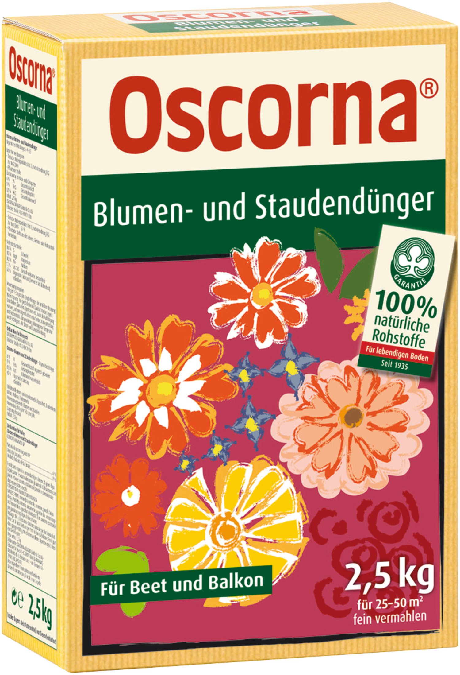OSCORNA Blumen- und Staudendünger 2,5 kg