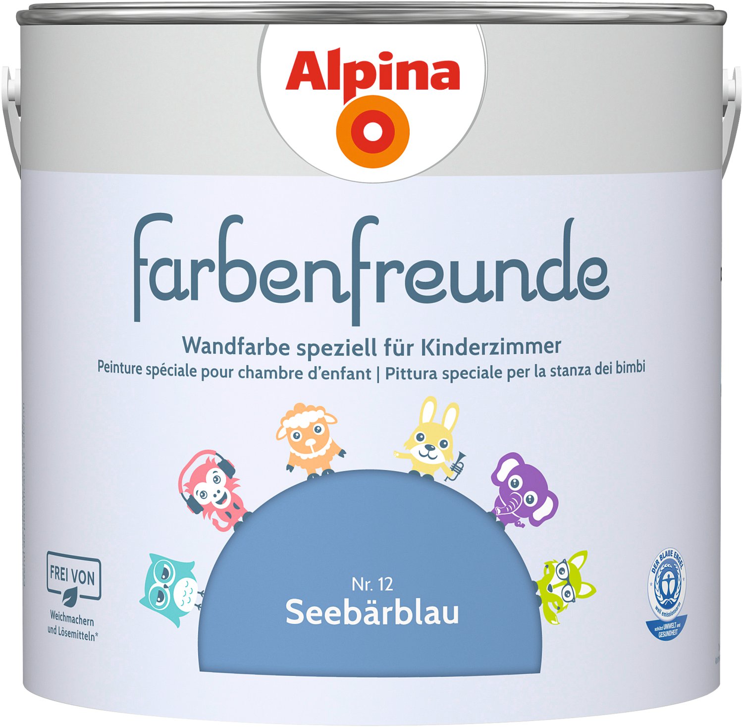 ALPINA Farbenfreunde Seebär-Blau 12 2,5 l