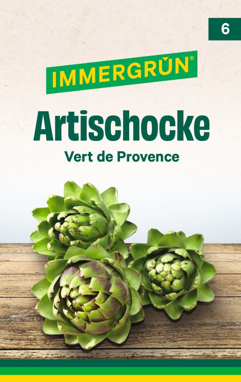 IMMERGRÜN Tütensamen Artischocke Vert de Provence