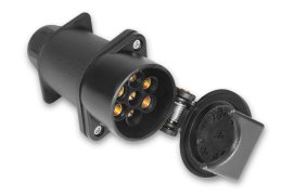 Hevi Steckdose 7-polig PVC