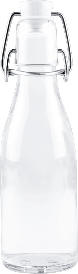 Lochmundflasche mit Bügelverschluss 200 ml