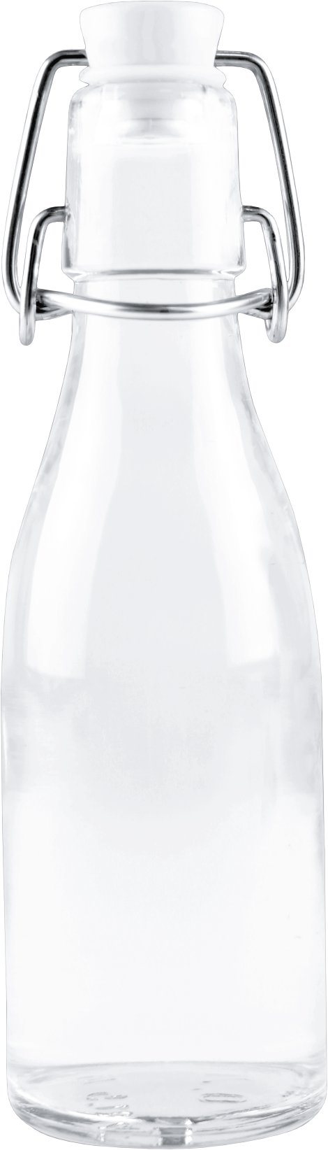Lochmundflasche mit Bügelverschluss 200 ml