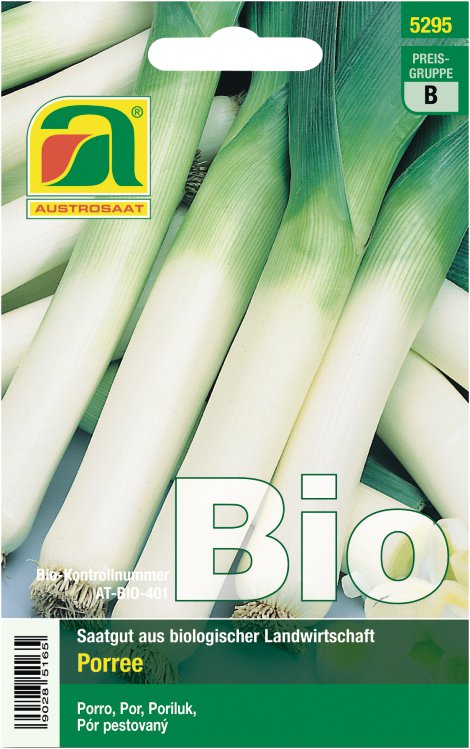 AUSTROSAAT Bio-Tütensamen Porree Blauwgroene Herfst