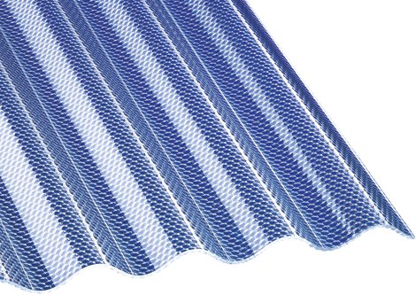 GUTTA Acryl Profilplatte 76/18 Wabe klar 5000x1045x3 mm