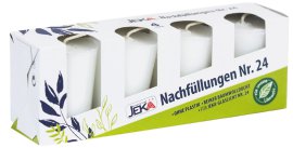 JEKA Nachfüllung Tagebrenner Glas 4 Stk.