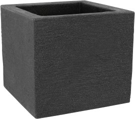 GELI Kubus quadratisch Anthrazit 30x30x26 cm