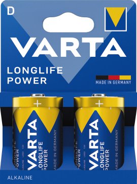 VARTA Batterie Longlife Power D Blister 2er Pack