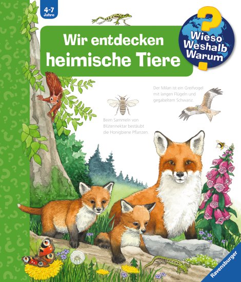 RAVENSBURGER Buch Wir entdecken heimische Tiere